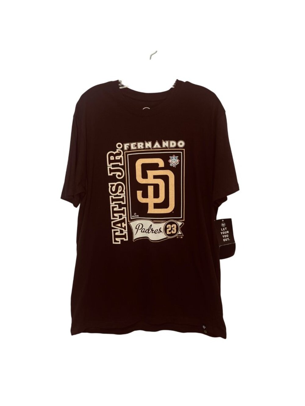 47‎ Brand Fernando Tatis Jr San Diego Padres Tshirt Medium Brown New